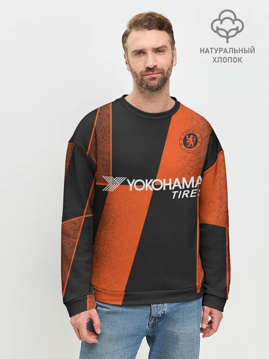 Мужской свитшот базовый / Chelsea Prematch home