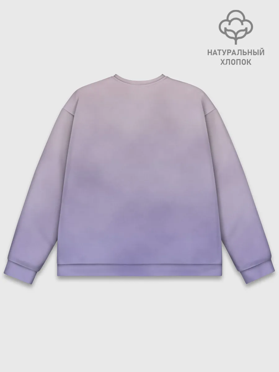 Мужской свитшот базовый / Гимнастка на полотне