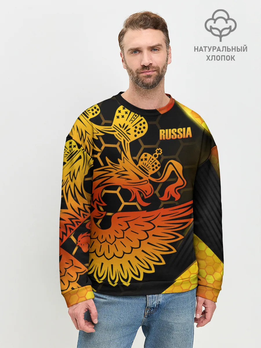 Мужской свитшот базовый / RUSSIA Lifestyle