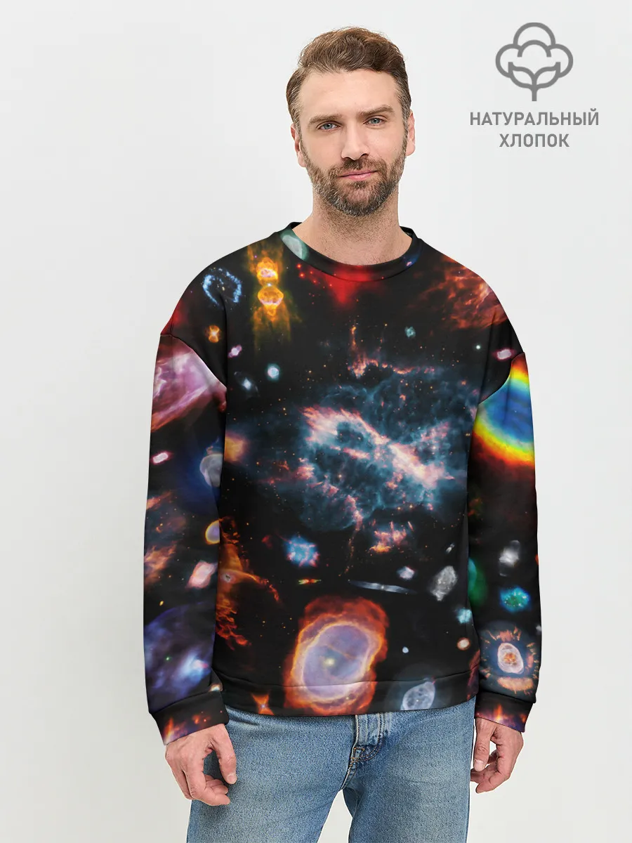 Мужской свитшот базовый / КОСМОС