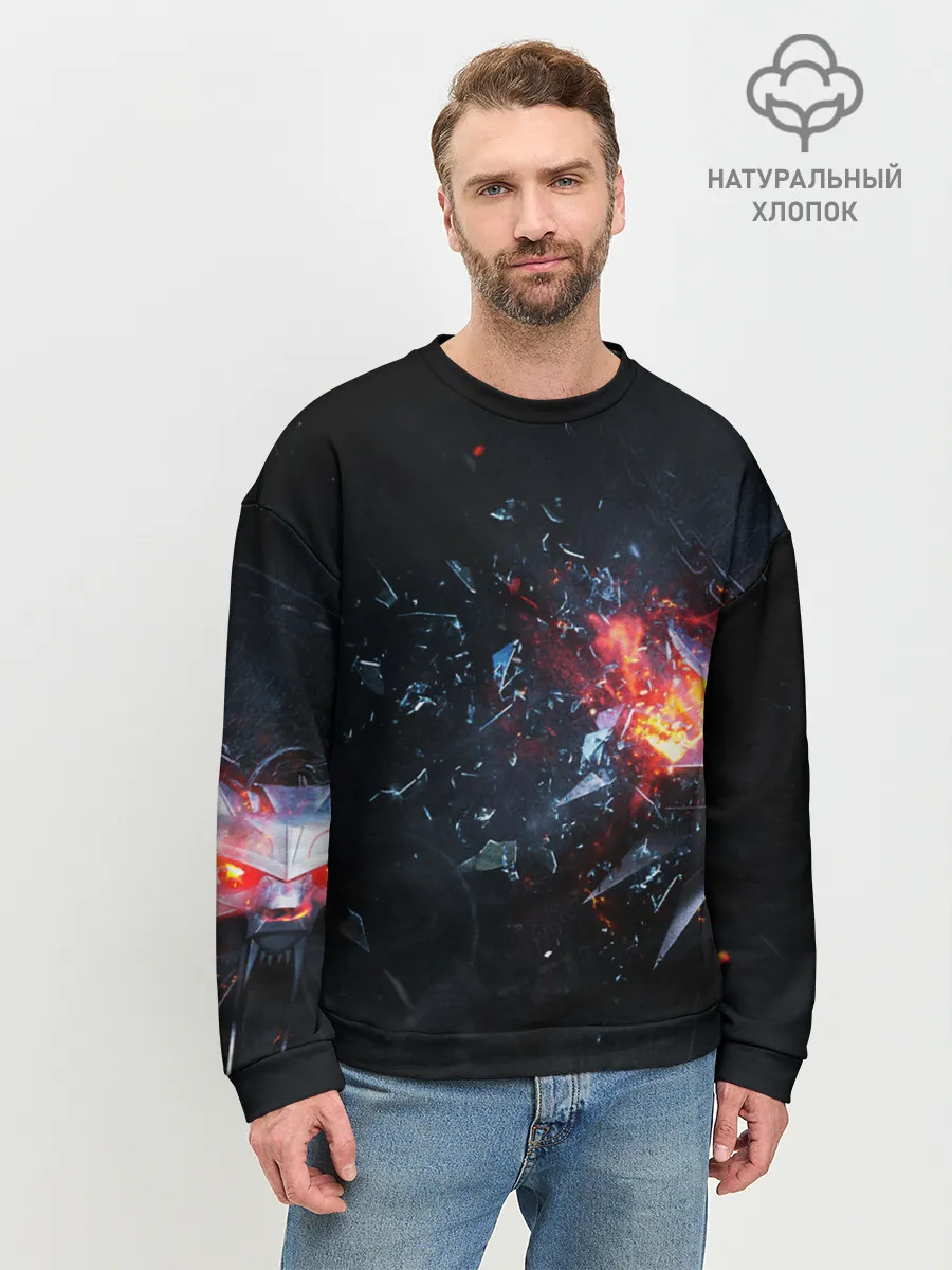 Мужской свитшот базовый / МЕДАЛЬОН ВЕДЬМАКА