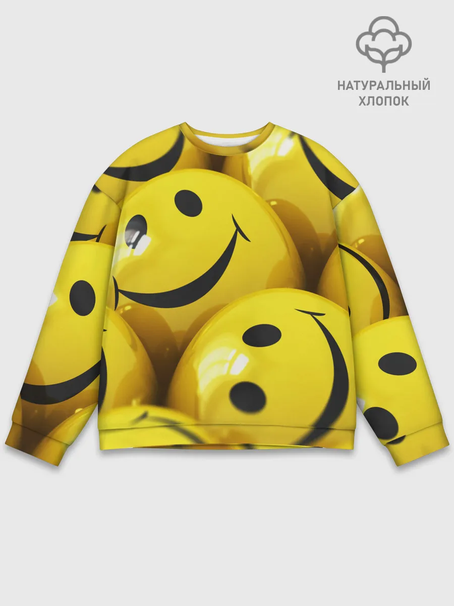 Мужской свитшот базовый / YELLOW SMILE