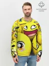 Мужской свитшот базовый / ЖЕЛТЫЕ СМАЙЛИКИ