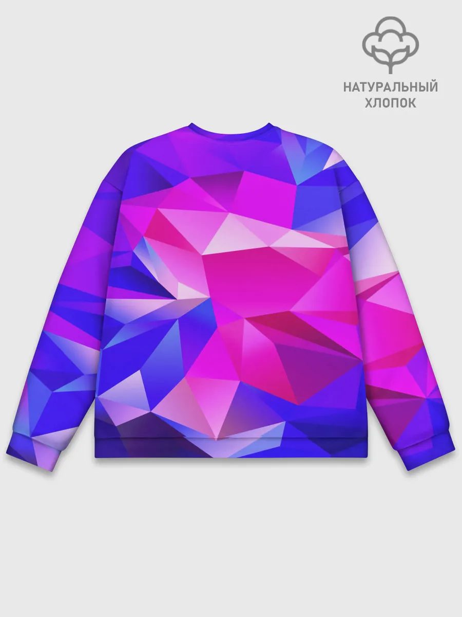 Мужской свитшот базовый / NEON POLYGON