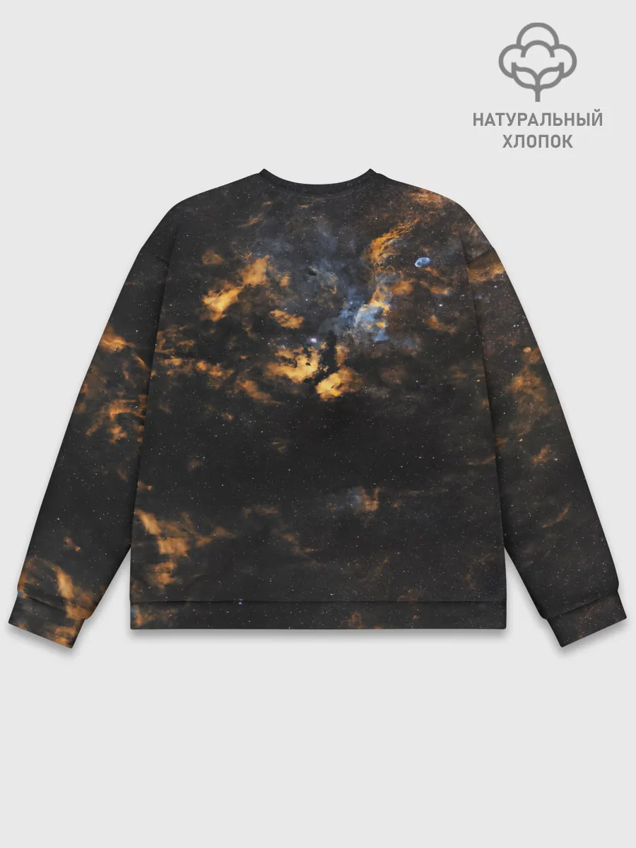 Мужской свитшот базовый / Космическое небо