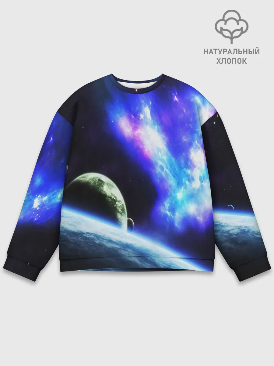 Мужской свитшот базовый / ЗЕМЛЯ