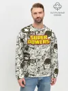 Мужской свитшот базовый / Super Powers