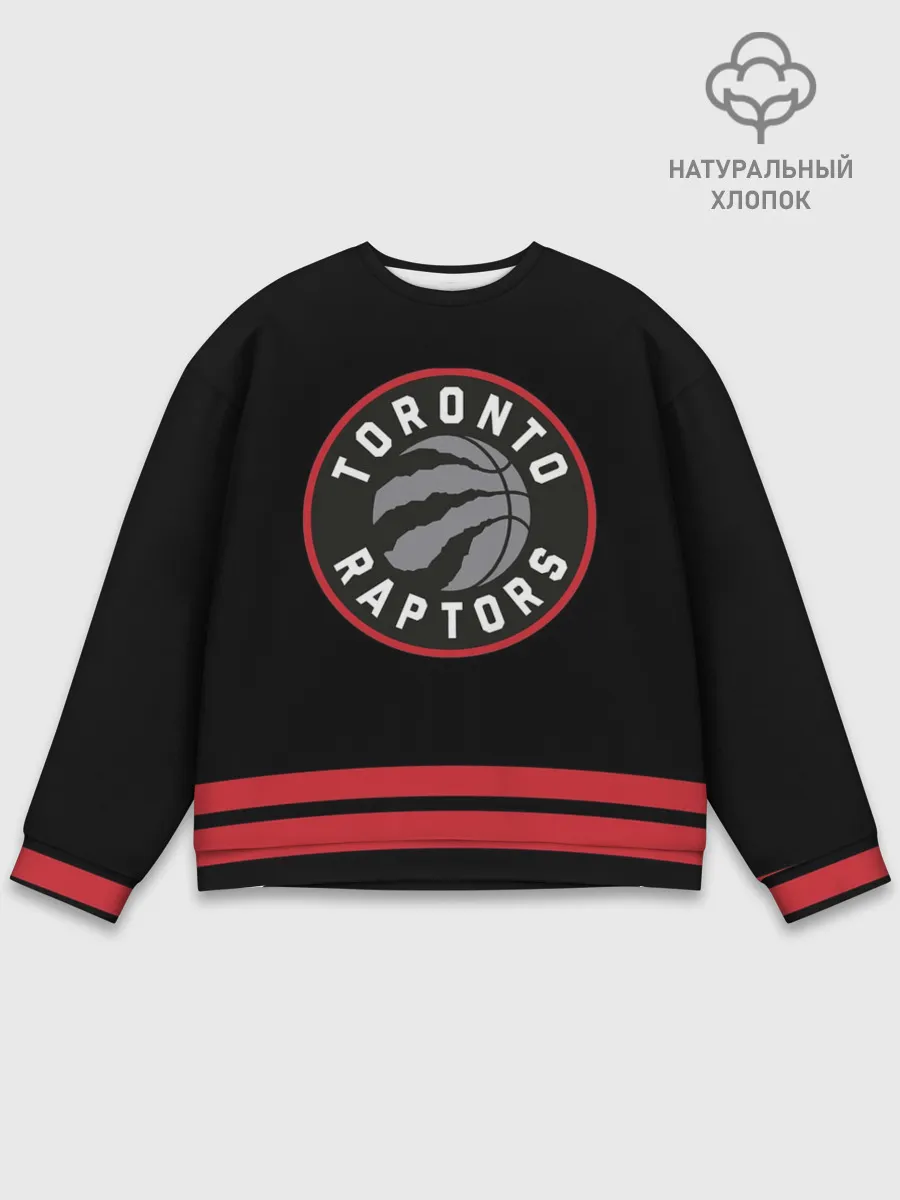 Мужской свитшот базовый / Торонто Рапторс NBA