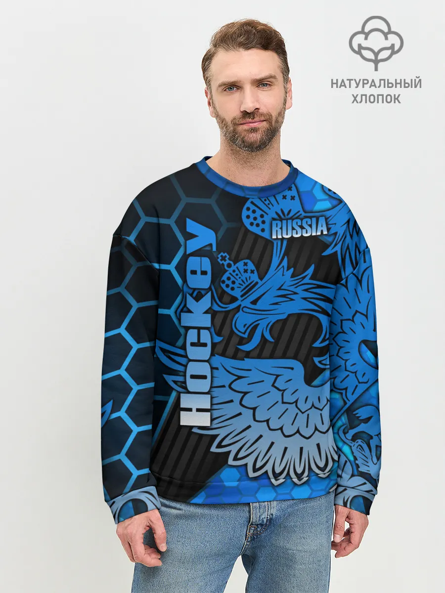 Мужской свитшот базовый / Хоккей