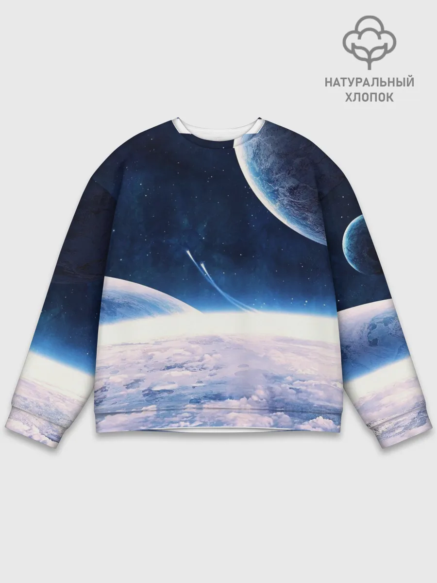 Мужской свитшот базовый / Космос