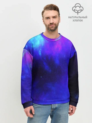 Мужской свитшот базовый / СЕВЕРНОЕ СИЯНИЕ