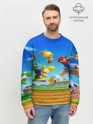 Мужской свитшот базовый / Марио