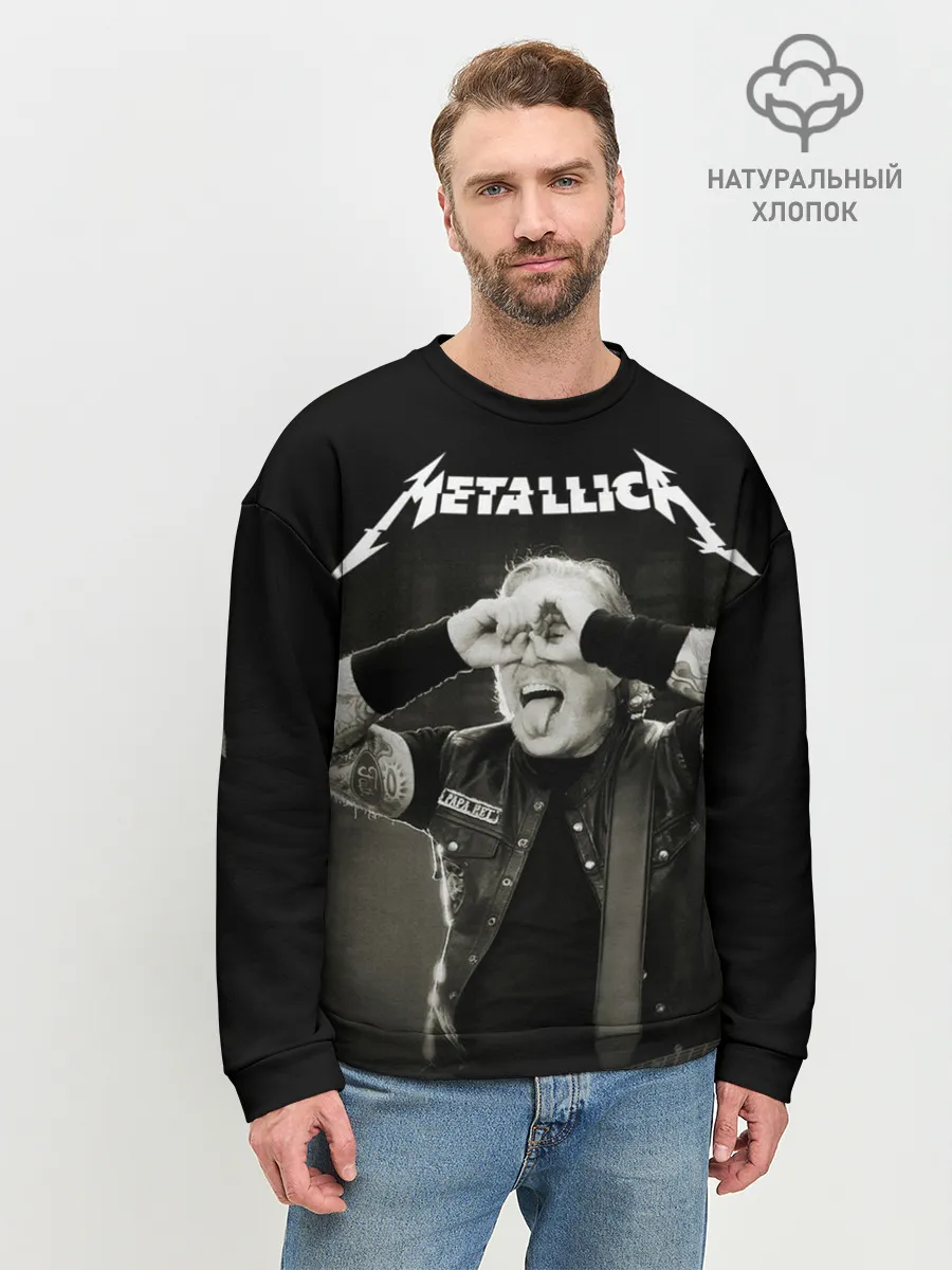 Мужской свитшот базовый / Metallica