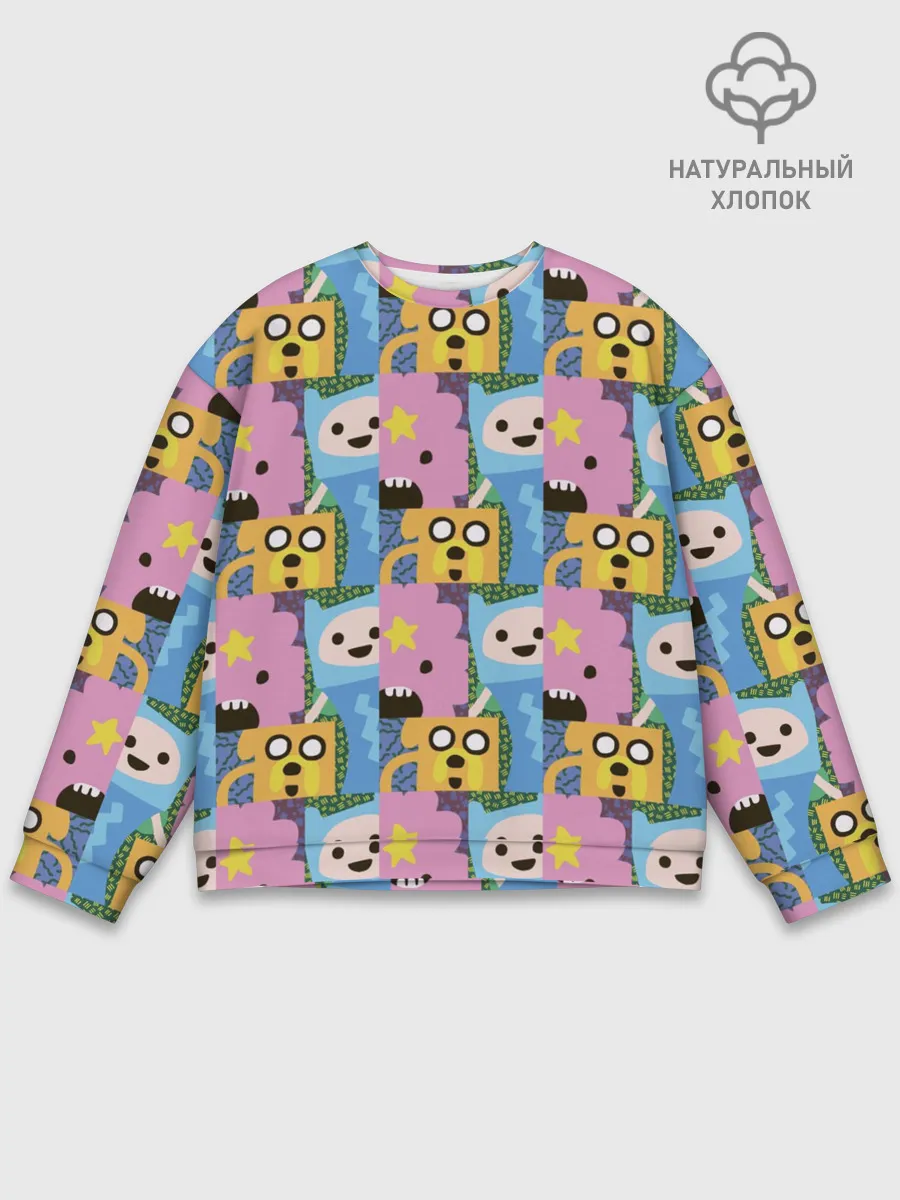 Мужской свитшот базовый / Время приключений