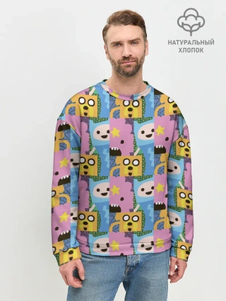 Мужской свитшот базовый / Время приключений