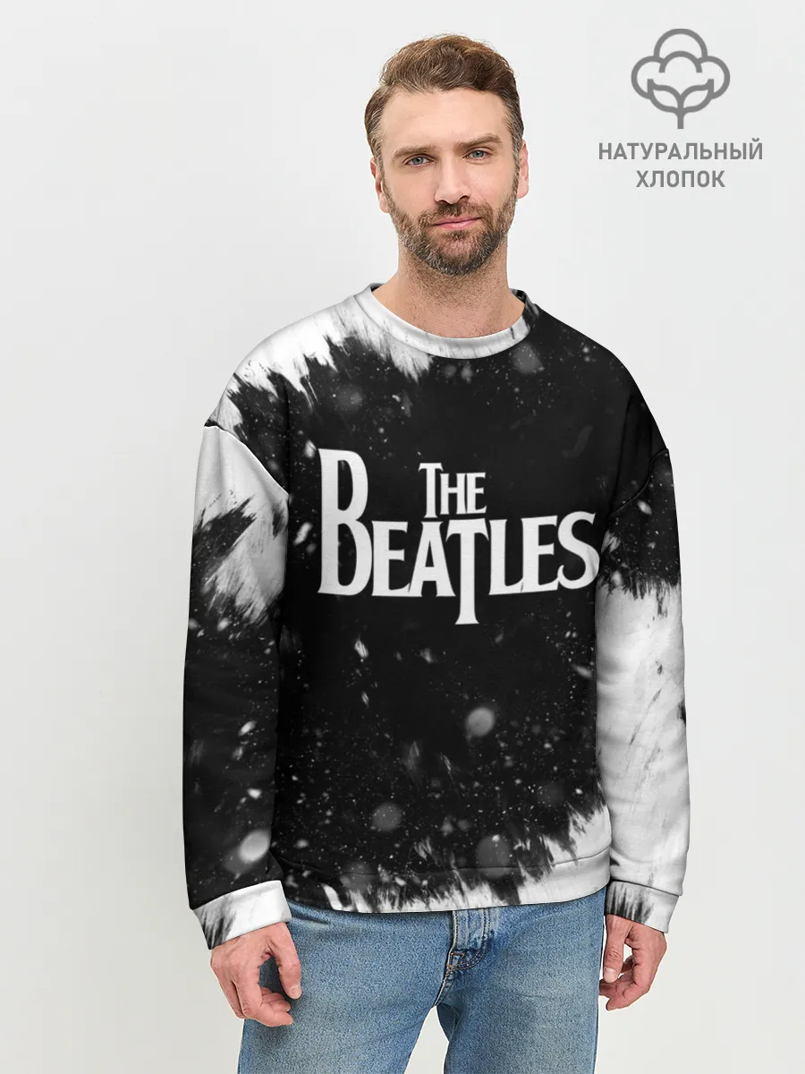 Мужской свитшот базовый / The Beatles BW