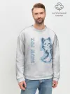 Мужской свитшот базовый / Snow fox