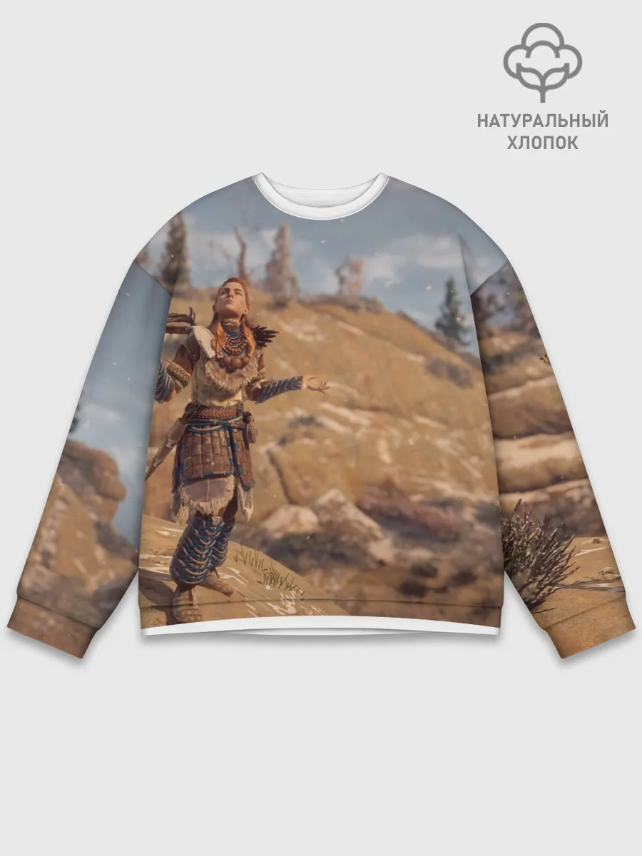 Мужской свитшот базовый / Horizon Zero Dawn