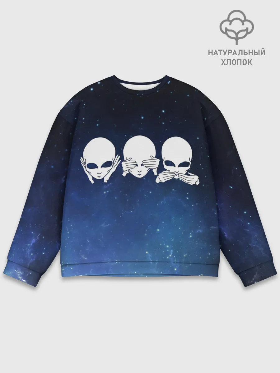 Мужской свитшот базовый / космос