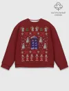 Мужской свитшот базовый / Новогодний Doctor Who