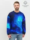 Мужской свитшот базовый / СИНИЙ КОСМОС