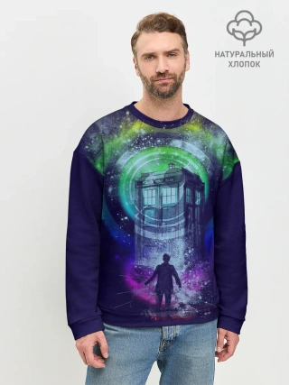 Мужской свитшот базовый / Доктор Кто