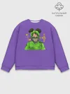Мужской свитшот базовый / Billie Eilish Purple