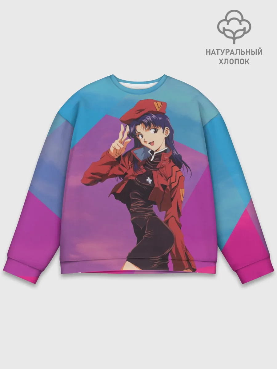 Мужской свитшот базовый / Misato Katsuragi