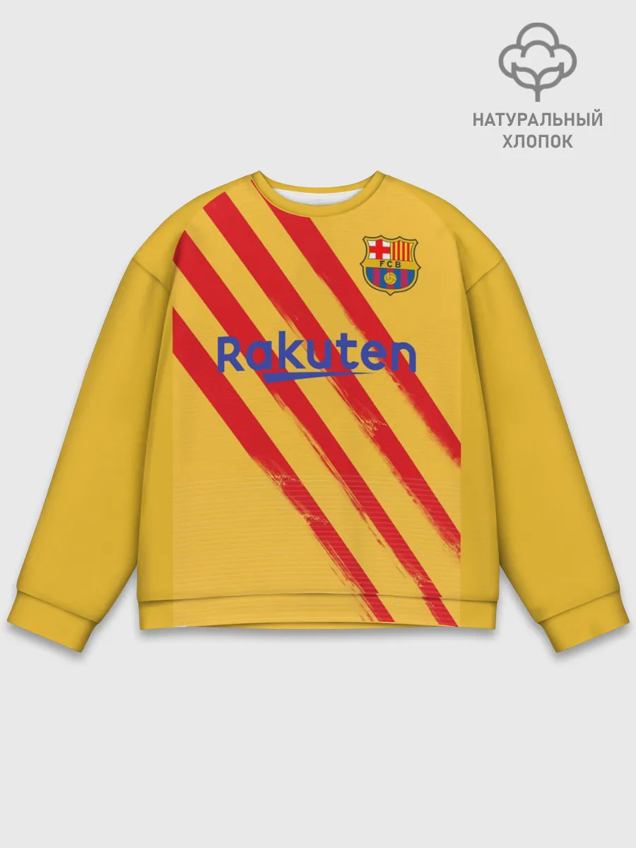 Мужской свитшот базовый / Messi 4-th kit 19-20