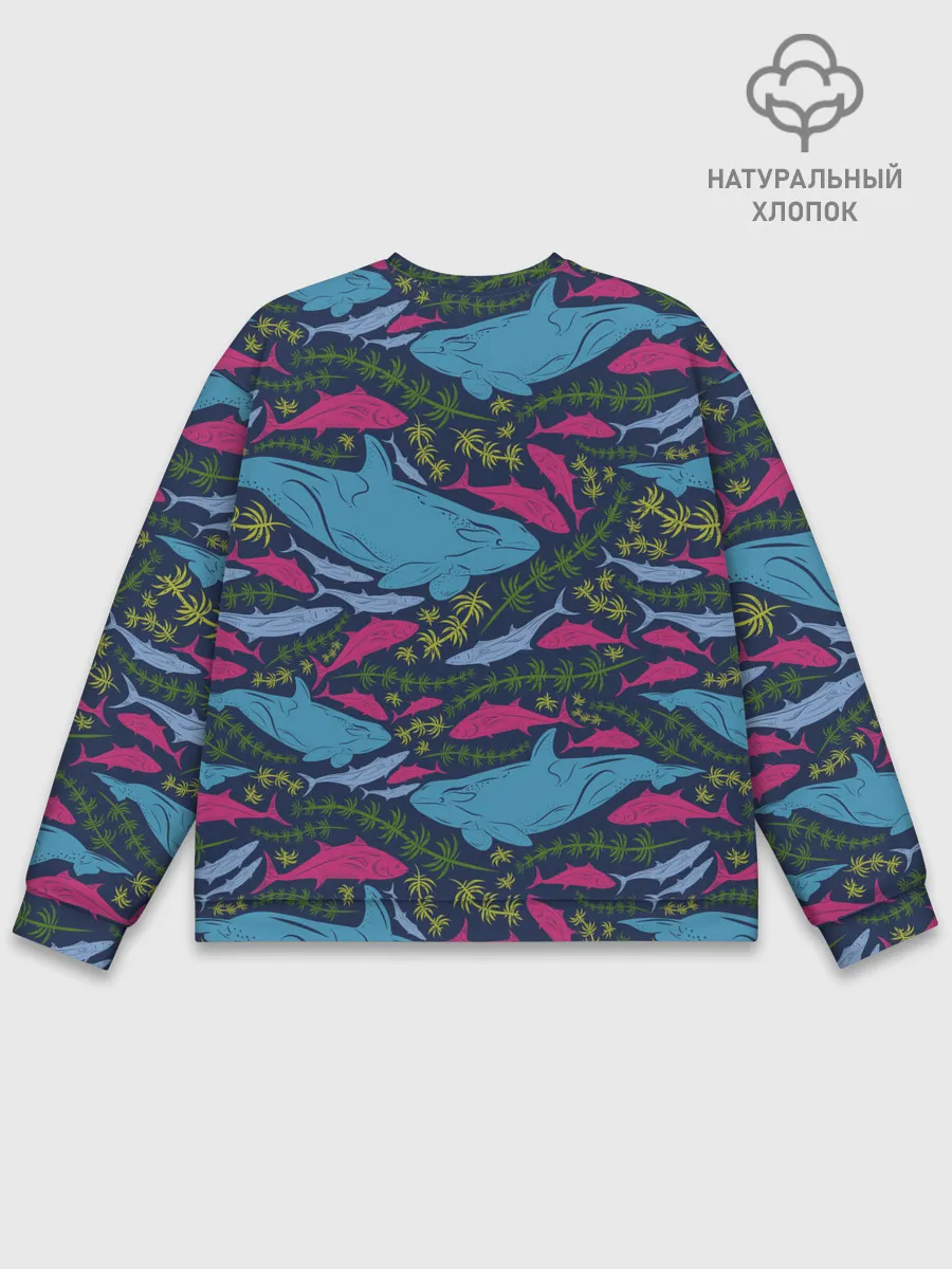 Мужской свитшот базовый / Касатки