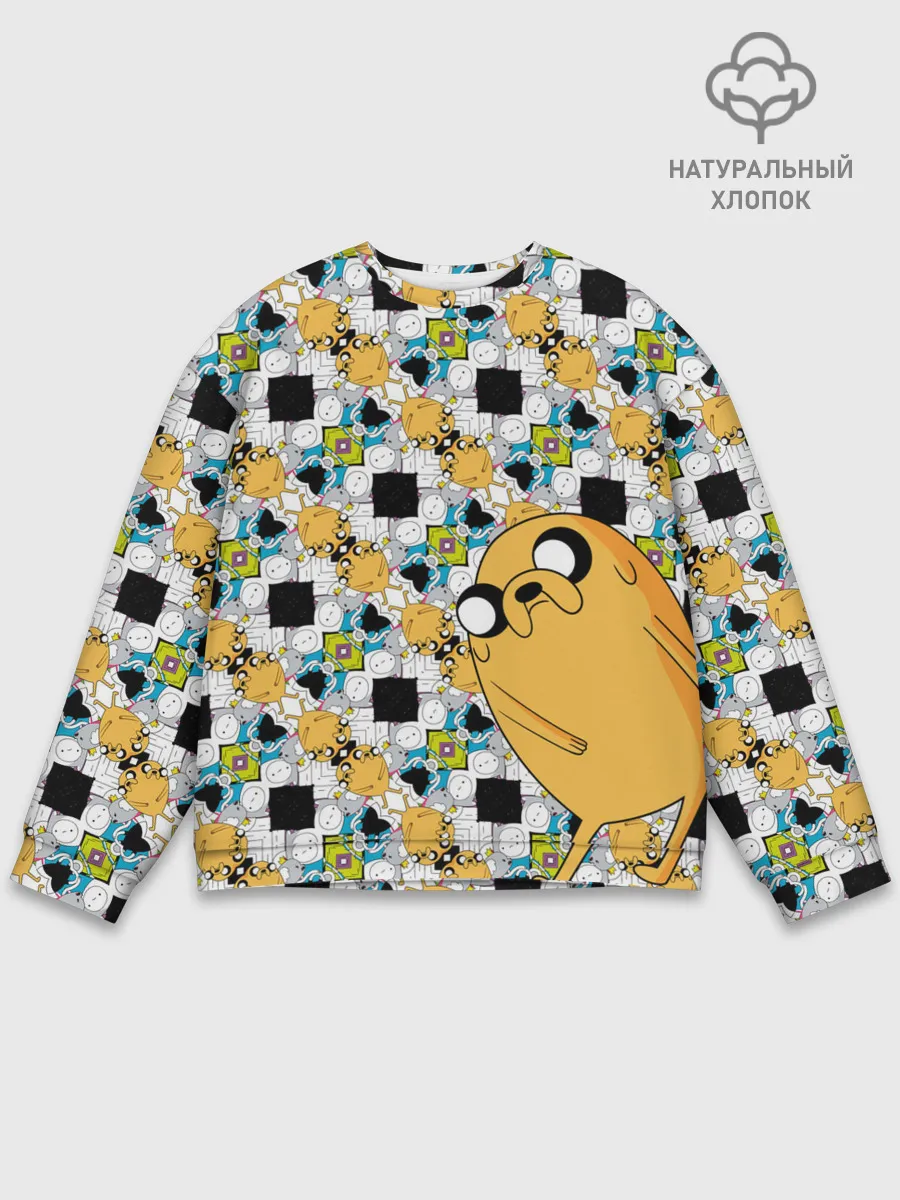 Мужской свитшот базовый / Jake Adventure Time