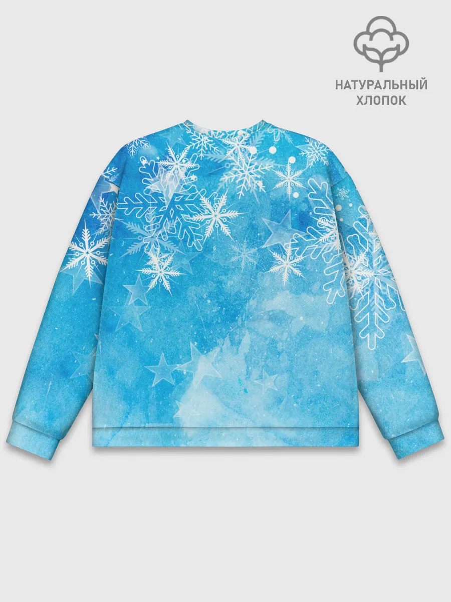 Мужской свитшот базовый / Новогодний Sherlock