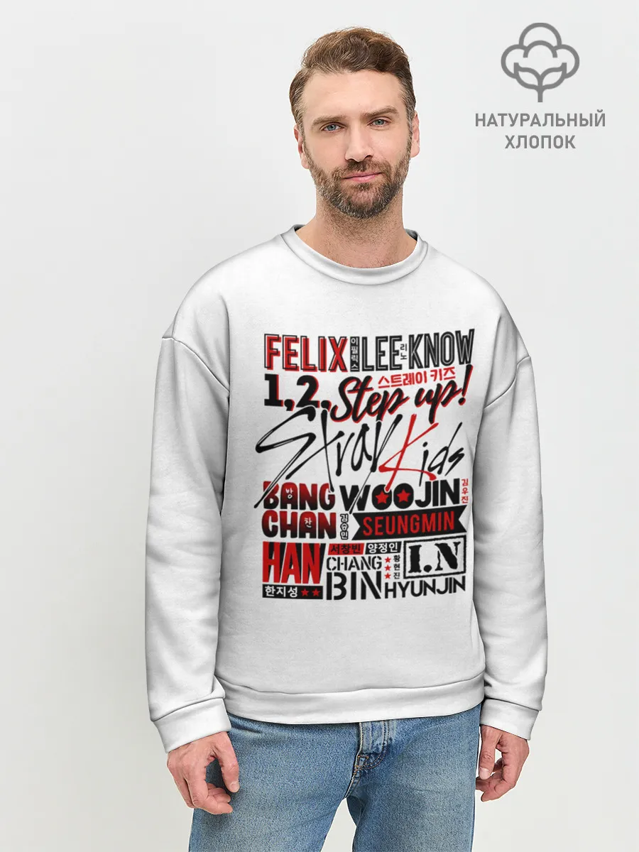 Мужской свитшот базовый / Stray Kids