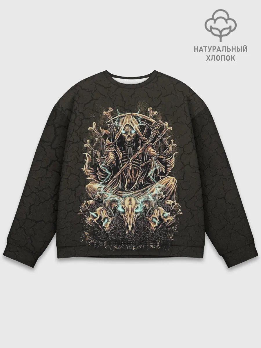 Мужской свитшот базовый / Death on the skulls