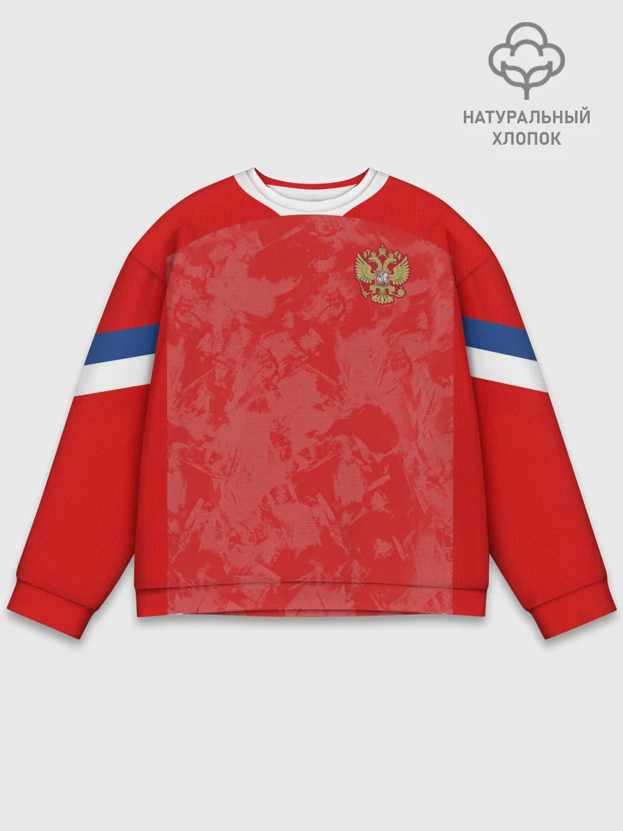 Мужской свитшот базовый / Russia home EURO 2020