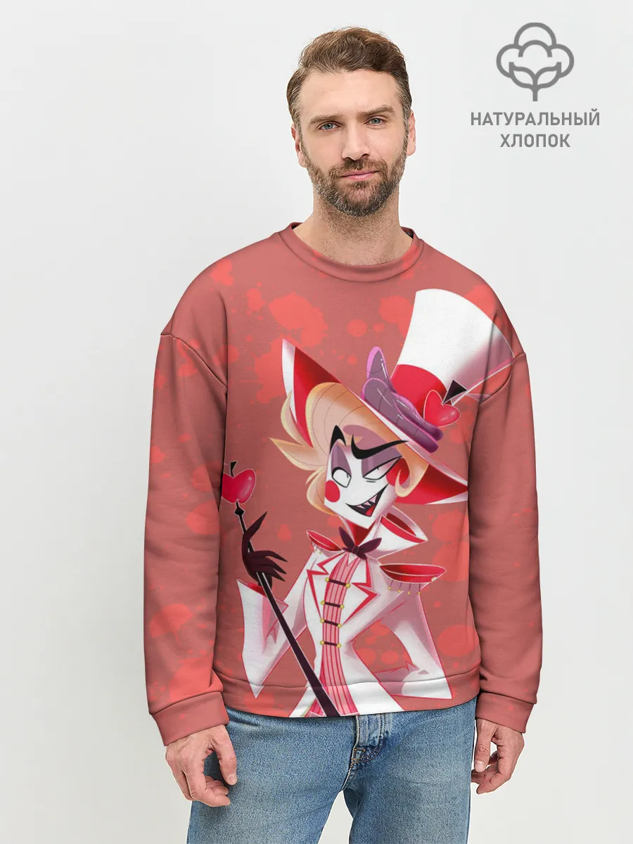 Мужской свитшот базовый / Отель хазбин