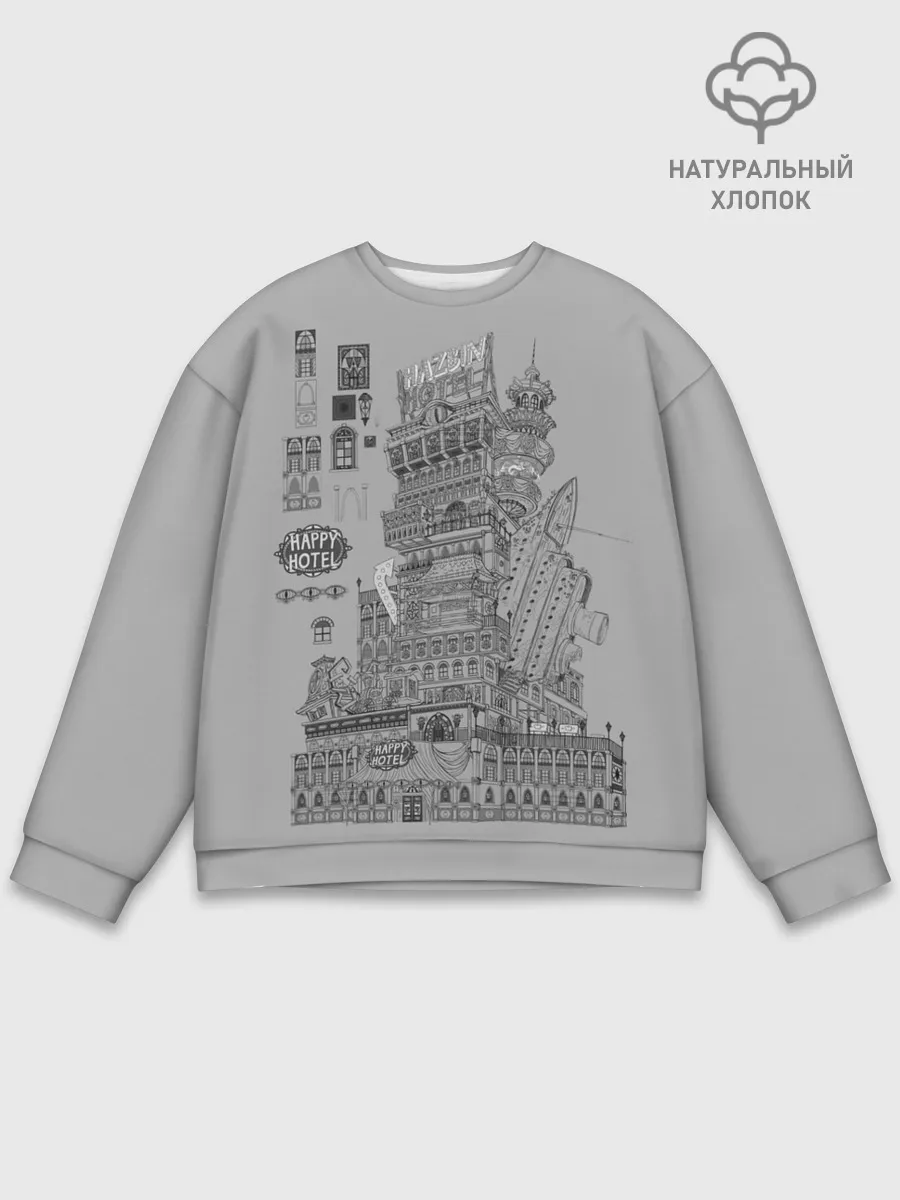 Мужской свитшот базовый / Hazbin Hotel