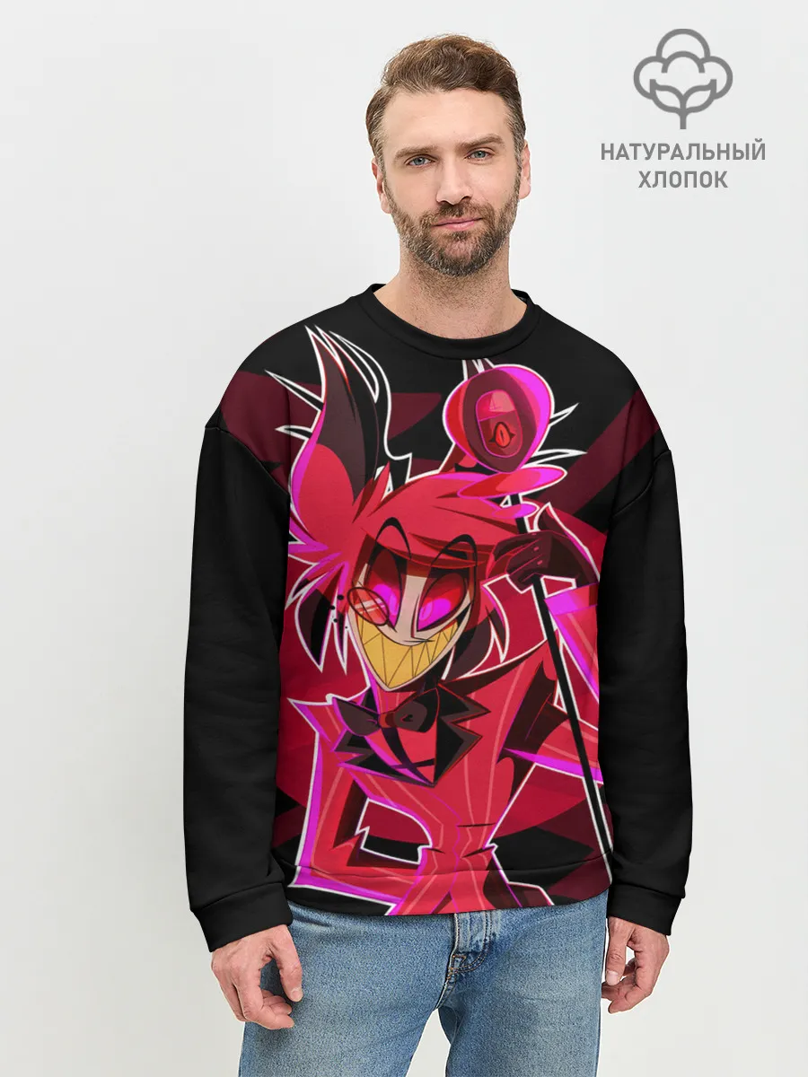 Мужской свитшот базовый / Отель хазбин