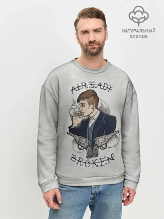 Мужской свитшот базовый / Already Broken