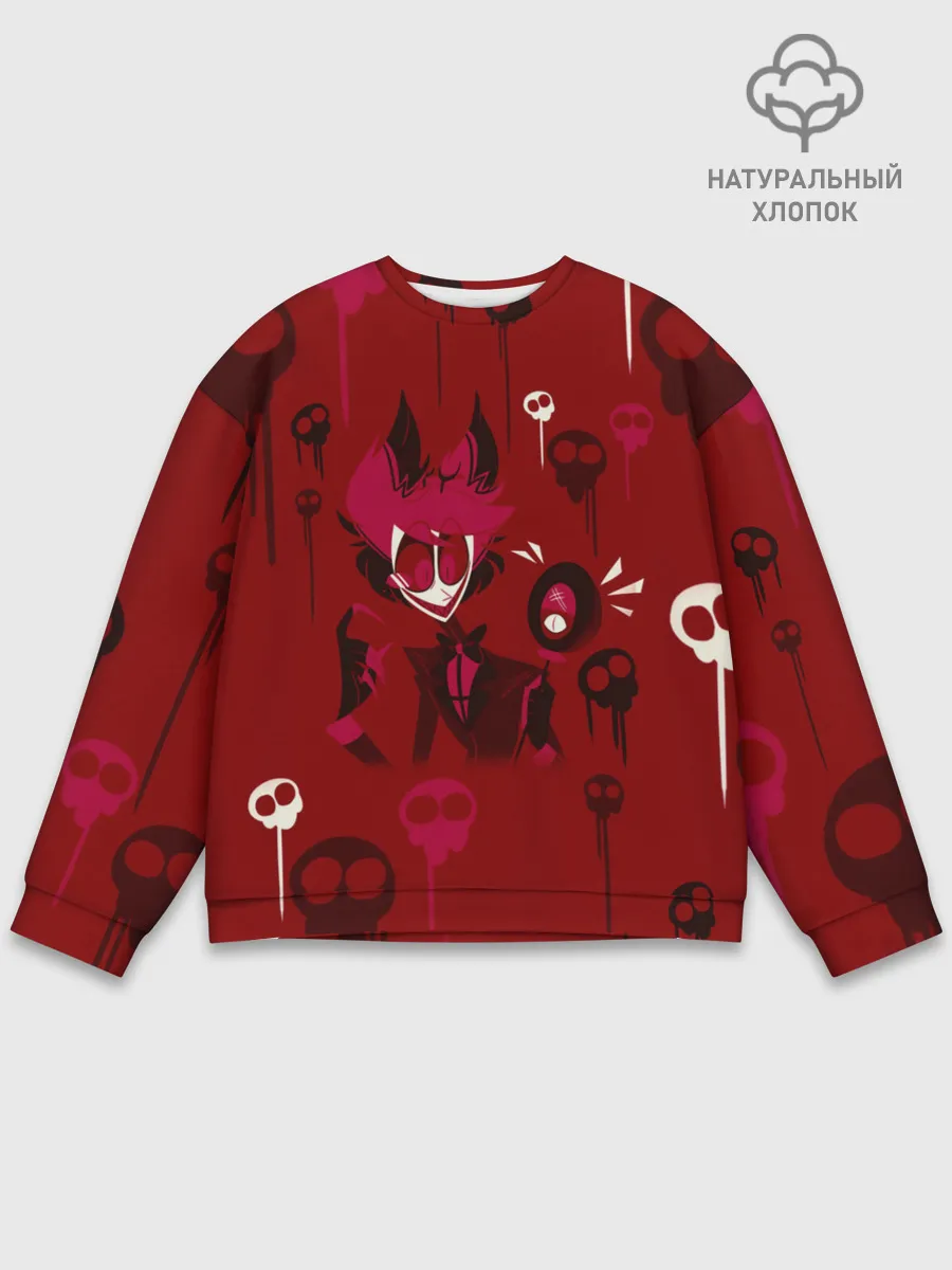 Мужской свитшот базовый / Hazbin Hotel