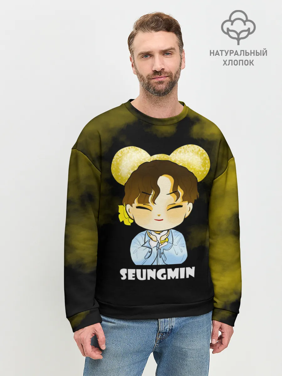 Мужской свитшот базовый / Seungmin