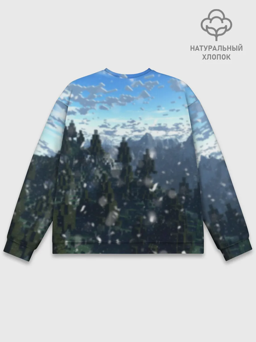 Мужской свитшот базовый / Minecraft / Майнкрафт