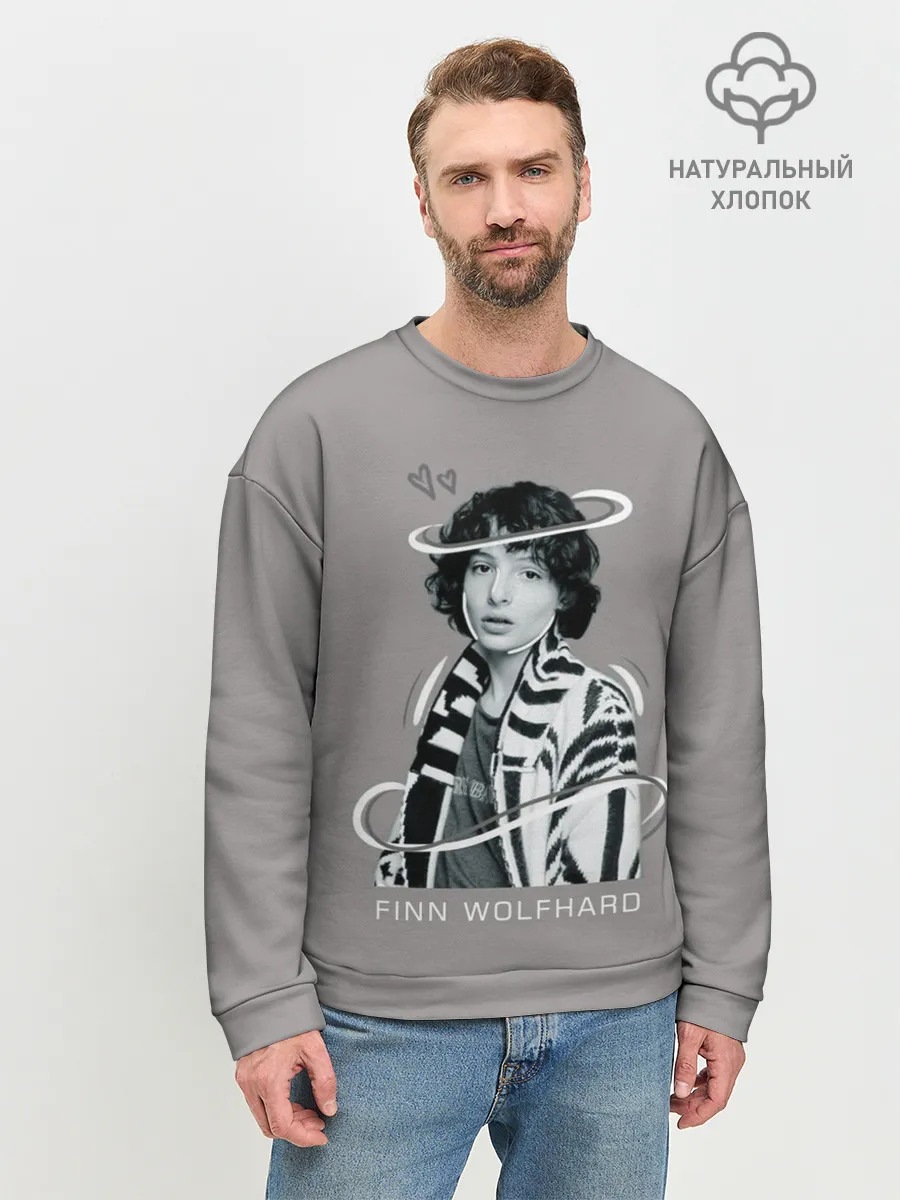 Мужской свитшот базовый / finn wolfhard