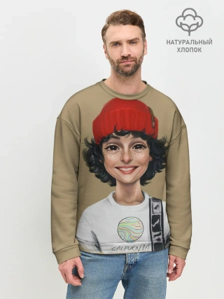 Мужской свитшот базовый / finn wolfhard