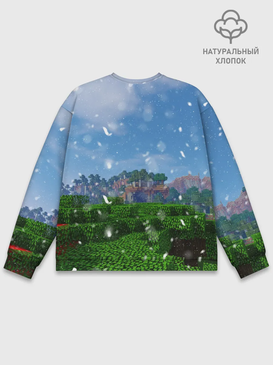 Мужской свитшот базовый / Minecraft / Майнкрафт