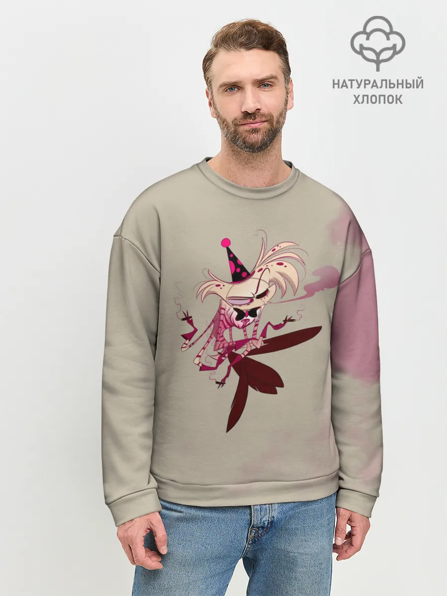 Мужской свитшот базовый / Hazbin Hotel