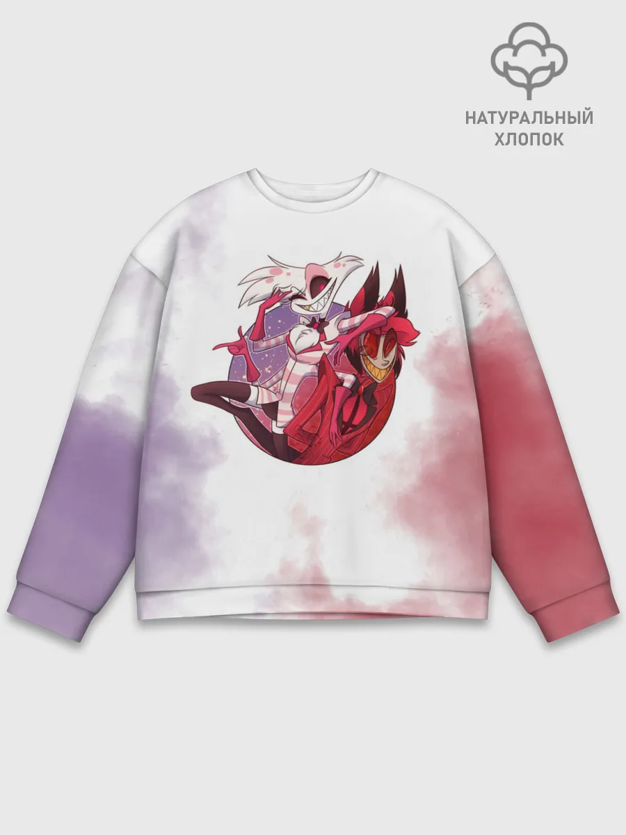 Мужской свитшот базовый / Hazbin Hotel