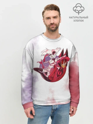Мужской свитшот базовый / Hazbin Hotel