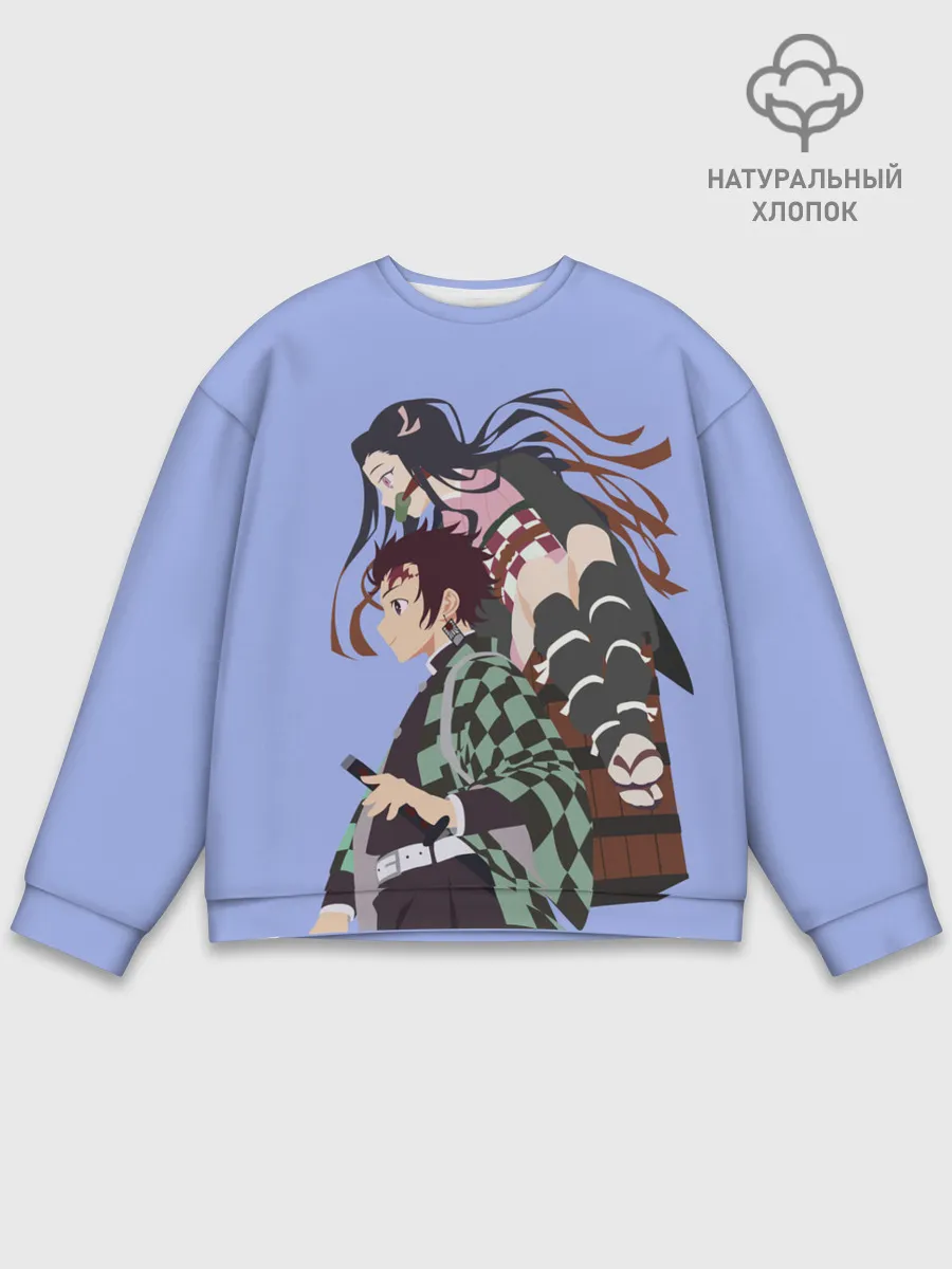 Мужской свитшот базовый / Tanjirou & Nezuko