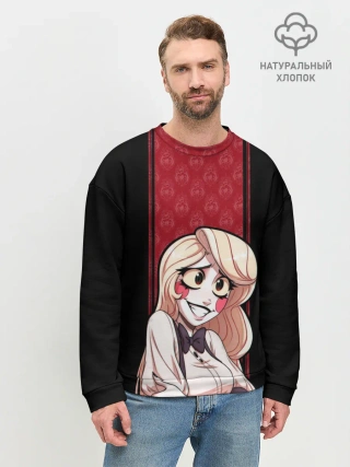 Мужской свитшот базовый / Hazbin Hotel. Charlie
